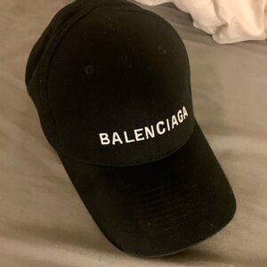 Balenciaga Black Cap New with tags
